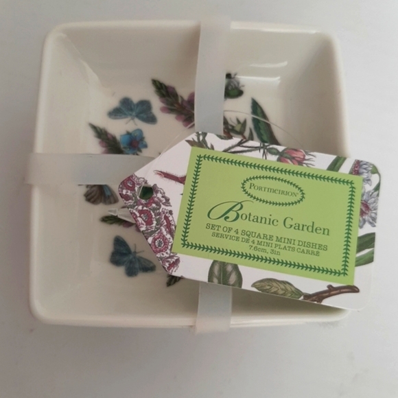 *Portmereirion Botonic Garden Mini Dishes Butter Dipper Dish - Picture 14 of 15